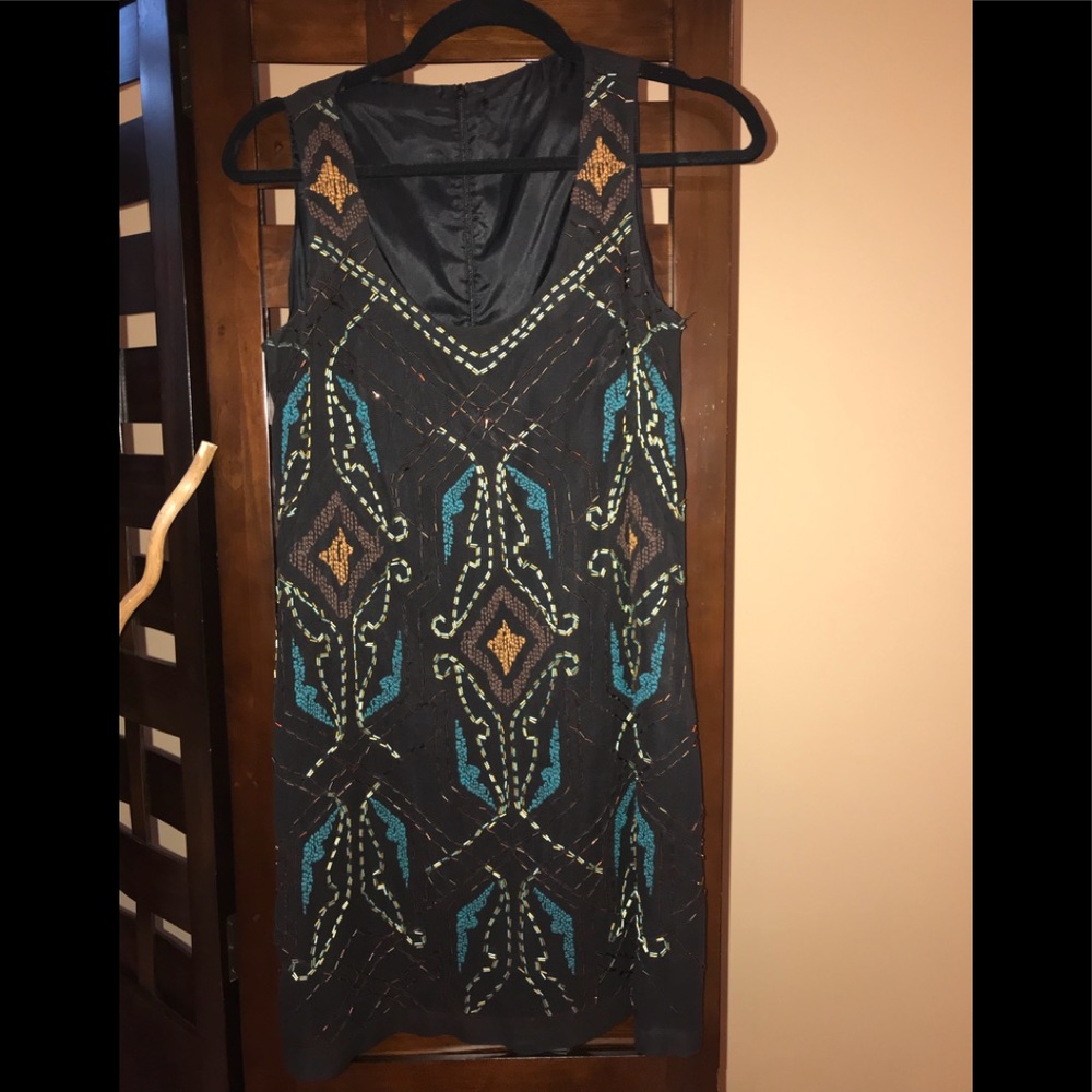 Beaded shift dress
